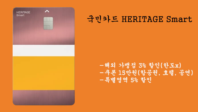국민카드 헤리티지 혜택 및 신청하기
