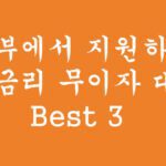 정부에서 지원하는 저금리 무이자 대출 Best 3