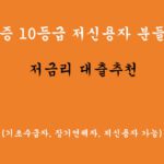 특례보증 10등급 저신용자 분들을위한 저금리 대출추천(대부업체 받기전에 꼭! 확인해보세요)