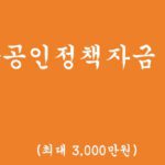소상공인정책자금 대출(최대 3,000만원)-전통시장자금, 저신용자