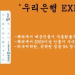 우리은행에서 운영하는 EXK카드 혜택 및 발급 신청하기(해외여행 필수품!)