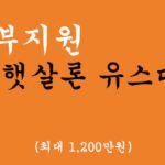 정부에서 지원하는 햇살론 유스대출 혜택 및 신청(최대 1,200만원)-가장좋은 혜택의 대출
