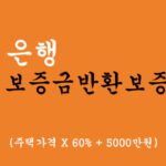 국민은행에서 운영하는 보증금반환보증대출 혜택 및 신청-전세퇴거자금