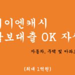 오케이엔캐시 담보대출 OK 자생론 혜택 및 신청(최대 1억원)-자동차, 주택 및 아파트 담보