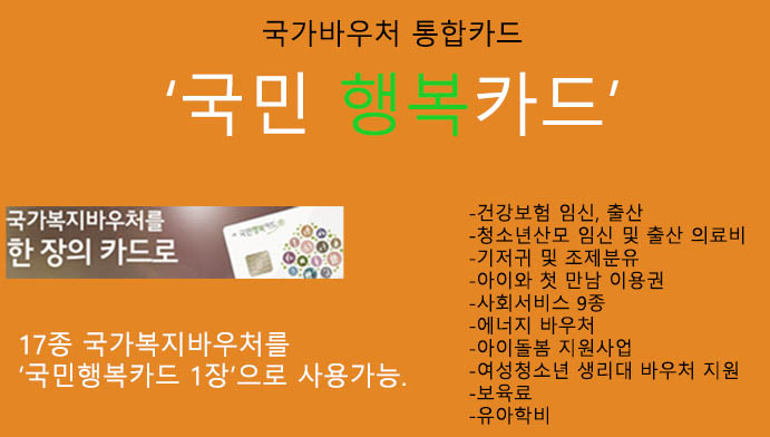 국민행복카드 혜택 및 신청: 임신 및 출산을 위한 최고의카드(국가바우처)