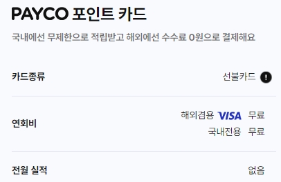 페이코 포인트 카드란?