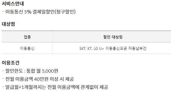 이동통신 할인