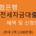 수협은행 전세자금대출 혜택 및 신청방법(최대 2억 2,200만원)