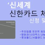 신세계 신한카드 체크 신청 및 혜택: 신세계백화점의 모든 혜택이 담긴 맞춤형 카드