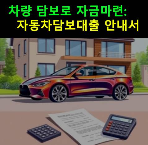 차량 담보로 자금마련: 자동차 담보대출 안내서