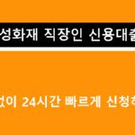 삼성화재 직장인 신용대출, 서류 없이 24시간 빠르게 신청하는 법