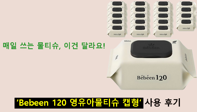 매일 쓰는 물티슈, 이건 달라요! Bebeen 120 영유아물티슈 캡형 사용 후기