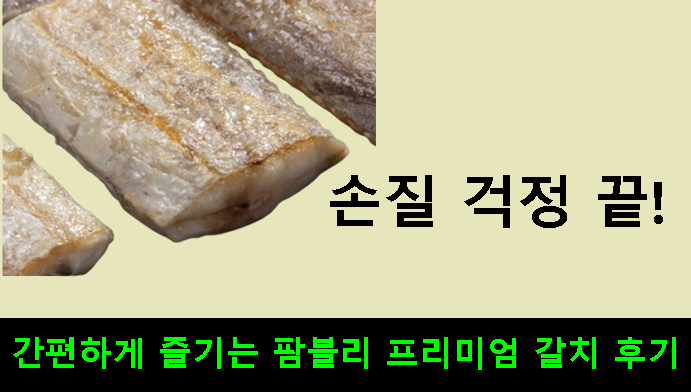 손질 걱정 끝! 간편하게 즐기는 팜블리 프리미엄 갈치 후기