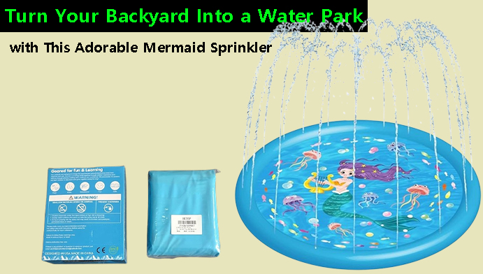 Turn Your Backyard Into a Water Park with This Adorable Mermaid Sprinkler