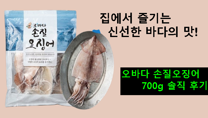 집에서 즐기는 신선한 바다의 맛! 오바다 손질오징어 700g 솔직 후기