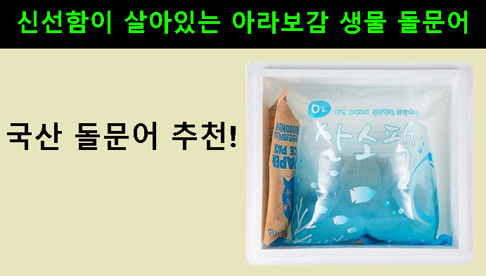 국산 돌문어 추천! 신선함이 살아있는 아라보감 생물 돌문어